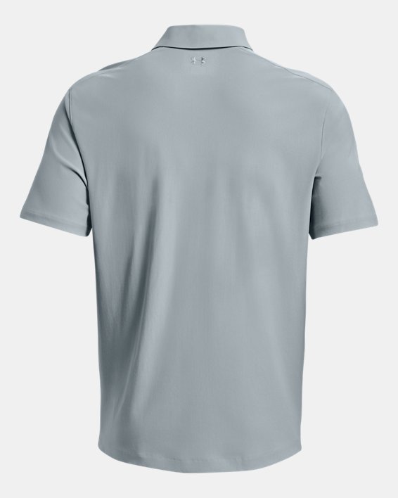 เสื้อโปโล UA Luxe สำหรับผู้ชาย in Blue image number 5